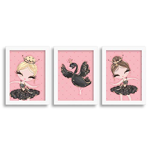 Quadros Balé Quarto de Menina (23x33cm)