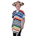 Child Size Traditional Poncho - No Sombrero,COLORS MAY VARY