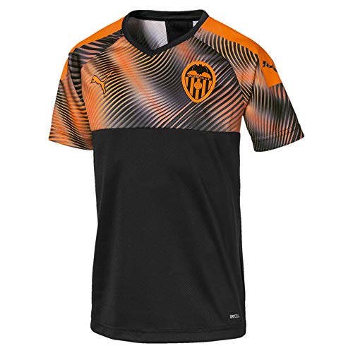 Puma Kids Vcf Away Shirt Replica Jr Jersey - Black-Vibrant Orange, 128