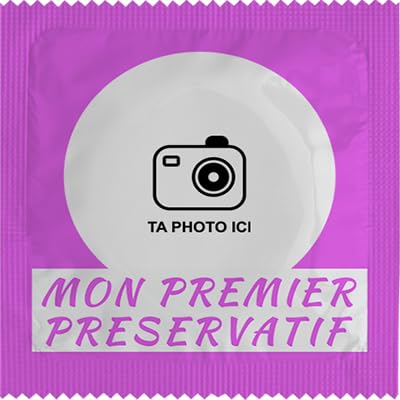 CALLVIN Premier préservatif | Préservatifs Personnalisables | 5 Préservatifs Pré customisé | Personnalisations Amusante et Totale | Idée de Cadeau Drôle | En Latex Fin et Résistant