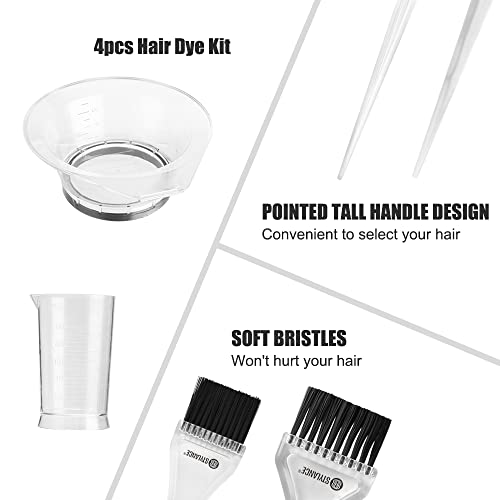 Generic RFW-01 Stylance 4Pcs Professional Salon Hair Coloring Dyeing Kit, Hair Dye Color Brush, Mixing Bowl, Measuring Cup,Hair Dye Coloring Kit thumb #3