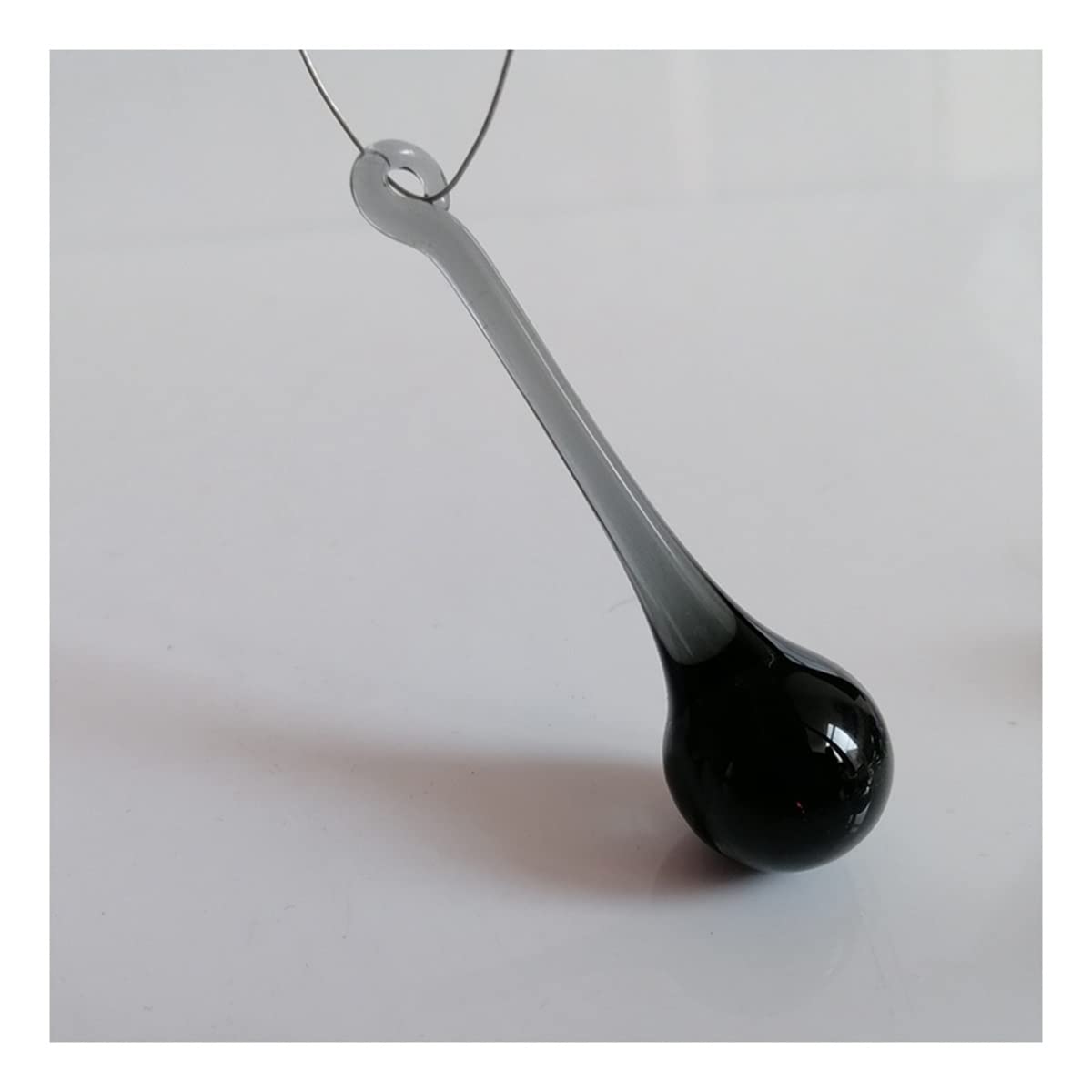 Chandelier Crystal Prisms Pendants 10Pcs 53mm Raindrop Crystal Prisms Pendant Chandelier Lamp Lighting Parts Crystals Lighting Lamp Replacement Parts (Color : Black)