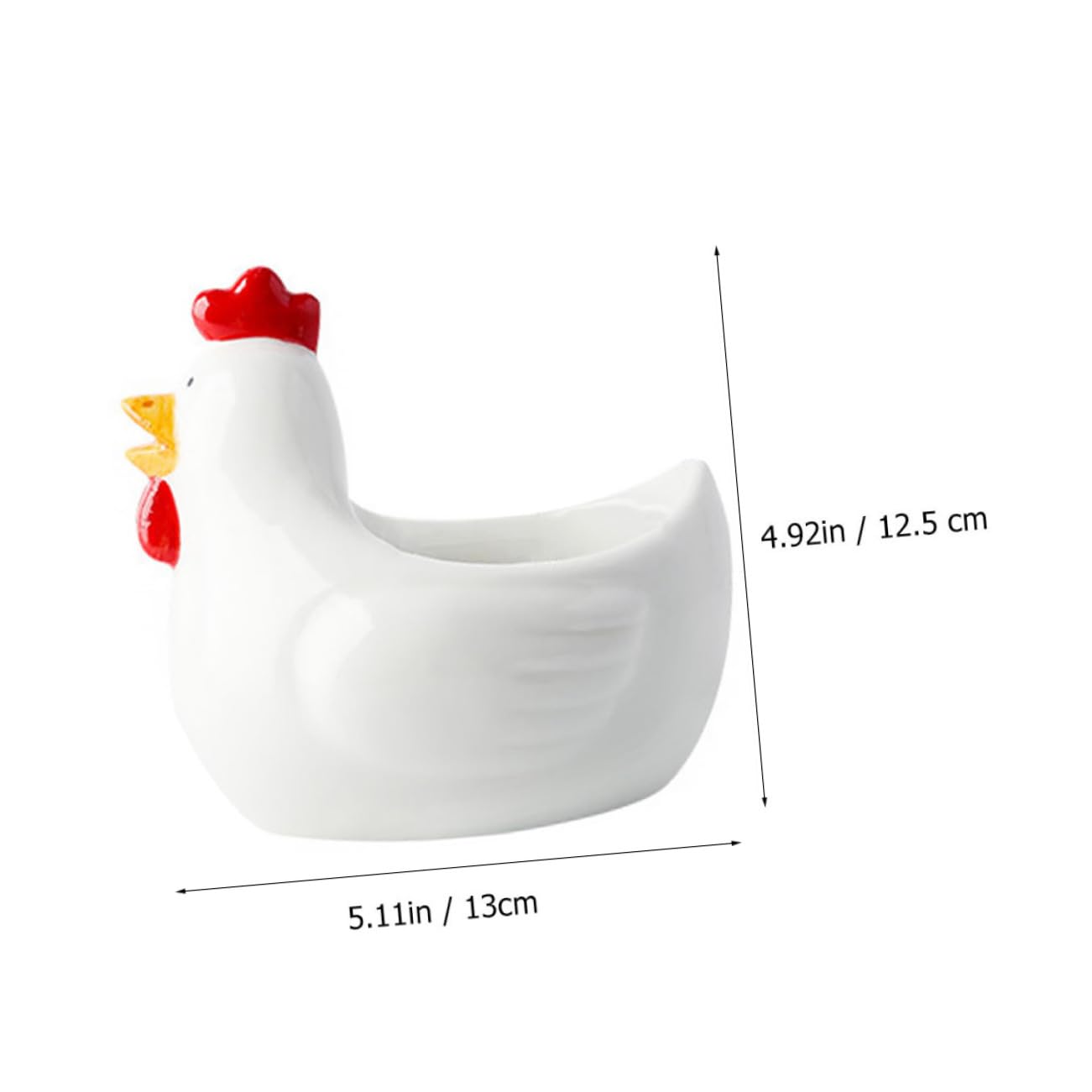 STOBAZA Cute Cartoon Chicken Bowl Charming Fruit Storage Bowl for Household Tableware for Party Food and Snacks Design
