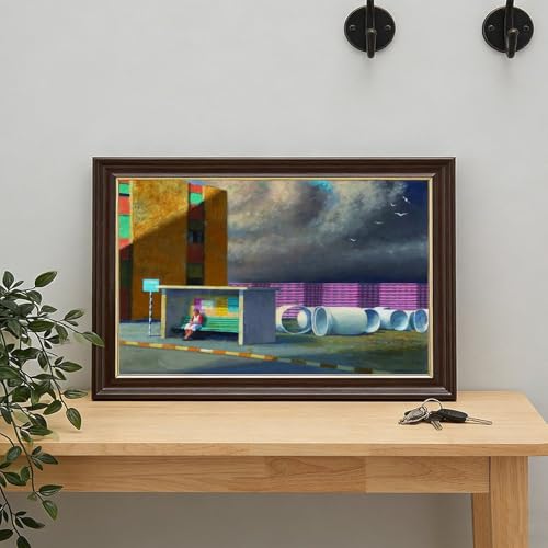 Impression sur toile The Bus Stop pour sublimer votre salon moderne