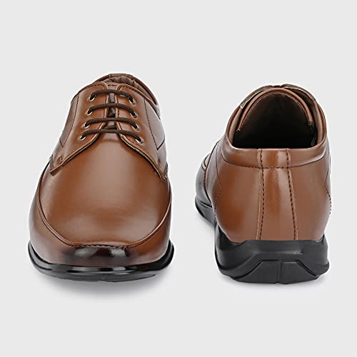 Image of Centrino Men's Formal Shoe |Elegant Lace Up Derby for Business & Casual Wear | Premium Craftsmanship for a Stylish & Sophisticated Look | Cushioned Insole for All-Day Comfort & Support (8657)