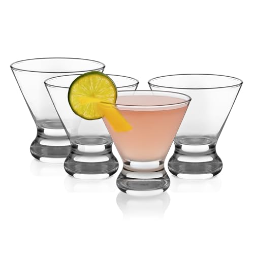 Libbey Cosmopolitan Stemless Martini Glasses...