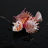 [MATÉRIAU DURABLE] Fabriqué en silicone souple, cet ornement de poisson est et sans danger pour vos eaux.
