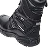 Apache Workwear Men's Combat Safety Boot | UK Size 12 | Composite Anti Scuff Toe Protection | Black Leather High Leg Shoe | Waterproof and Breathable Inner Lining #5