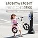 ZUKKA 12 Inch Toddler Balance Bike for Kids 2-5 Years Old Lightweight Kids Bike with Safety Footrest Adjustable Seat Anti-Slip Tires Ride-on Toys Birthday Gift