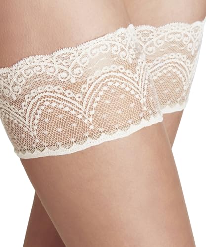 Image of FALKE Women's Invisible Deluxe 8 Denier Ultra Sheer Thigh Highs, 1 Pair