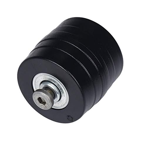 FASTROHY 2 Set Luggage Suitcase Replacement Wheels Axles Rubber Screw Kit OD 42mm Cover