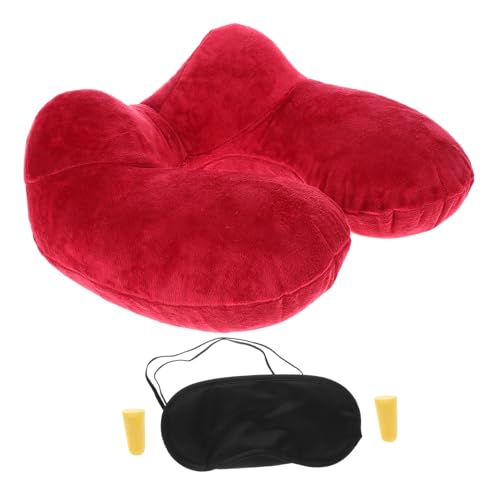 Almohada inflable cuello soporte ergonómica 30 cm miniatura 1