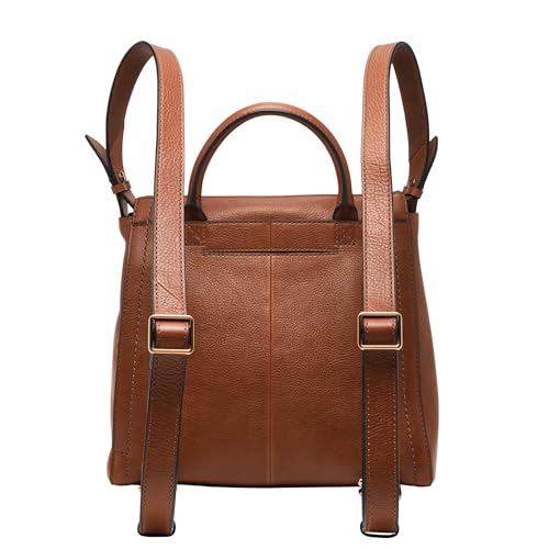 Image of Fossil Women's Parker Leather Convertible Backpack Purse Handbag for Women