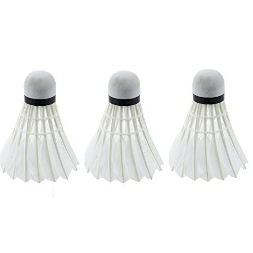 Wrtysully LED Badminton Volante Iluminado en Noche Oscura (Paquete de 3) (Rojo)