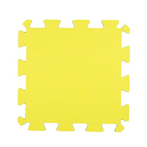Tatame Tapete EVA Loja da Maria 50x50x2cm 20mm Amarelo