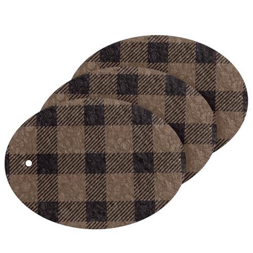 Esponjas absorbentes cuadradas marrones para platos, esponjas decorativas multiusos para lavar platos para limpiar sartenes de cocina, vajilla y utensilios de cocina antiadherentes (3 unidades)