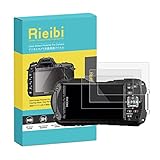 Rieibi (3 Packs) Screen Protector for Ricoh WG-80 WG-70 WG-60 WG-50 WG-40 WG-40W Digital Camera, 0.33mm 9H Hardness Tempered Glass Film for Ricoh WG80 Anti-Fingerprint Anti-Scratch Ultra-clear