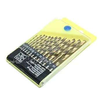 SKY BLUE Enterprises Drill Bit Set, All Size Bits for Electric Manual Drilling Machine -13 Pieces