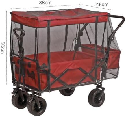 Mesh Net Cover for Wagon, Protection with Zippered Side Doors — view 8