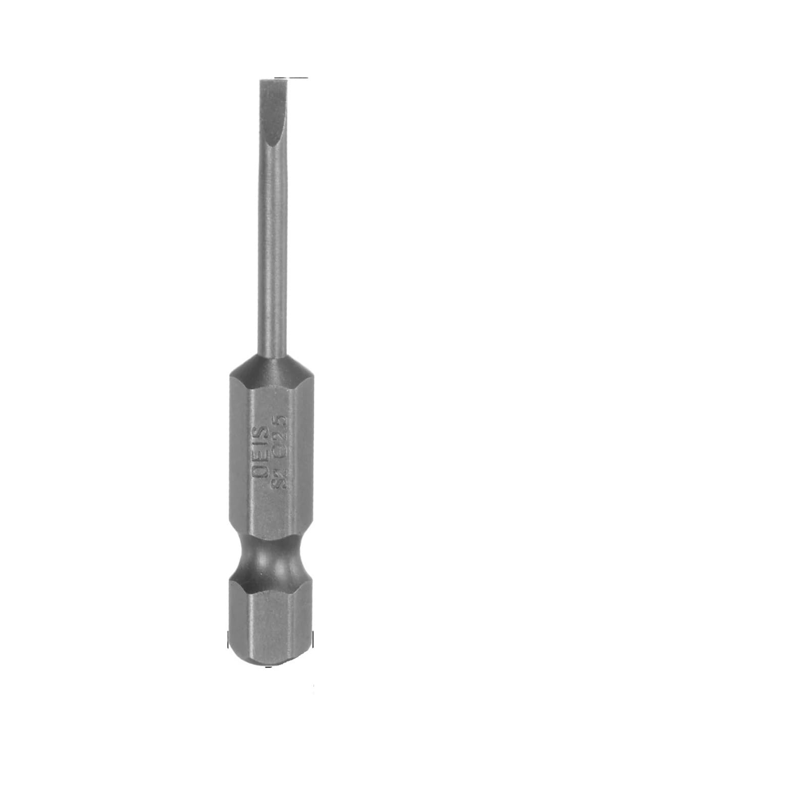 2/4/10/20 puntas de destornillador ranuradas de 2/2.5/3/4/5/6 mm, 0.25 pulgadas | Duradero para trabajos de montaje diarios. (10 unidades de 2,5 mm)