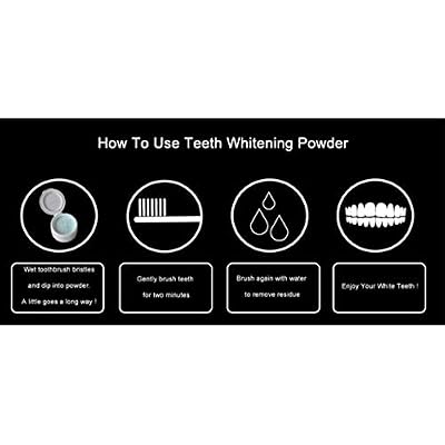 100% Natural Charcoal Teeth Whitening Powder