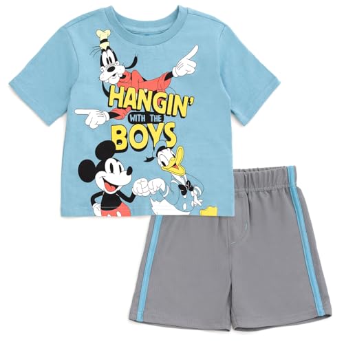 Ensemble t-shirt et short Mickey Mouse fini les vêtements fragiles pour enfant