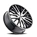 KRAZE KR185 Double Down Black Wheel Machined (22 x 8.5 inches /5 x 108 mm, 38 mm Offset)