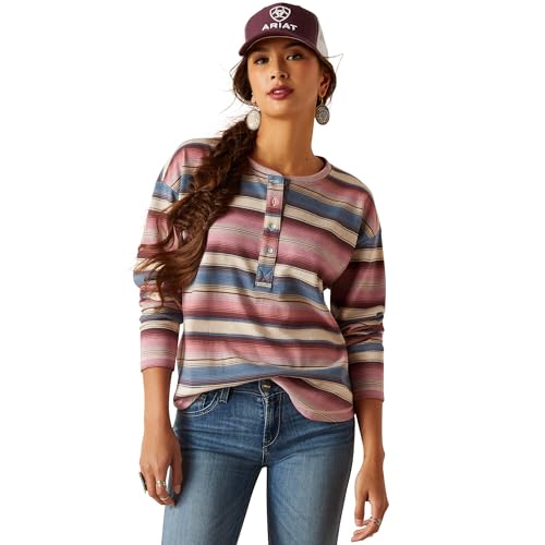 ARIAT Women's Terry Henley Sweatshirt - Main Image