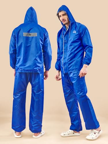 Image of LUX VENUS Reversible Rain Coat for Men.