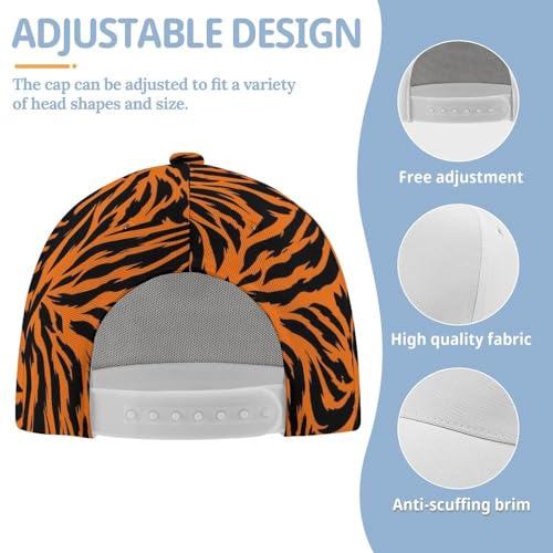 Funny Outdoor Hat Baseball Cap, Adjustable Breathable Trucker Hat for Kids4