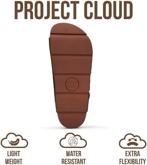 Project Cloud 100% Genuine Leather Platform Sandals Women – Strappy Wedges with Comfortable Plush Insole ��� Lightweight & Non Slip Wedge Sandals for Women 2026 - Image 4