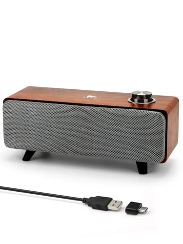 OR O R O W Haut-parleurs PC,10W Enceintes d'Ordinateur,Bluetooth Barre de Son PC, pour Bureau Carnet Laptop, Plug and Play,Alimentation USB/USB-C (S207)...