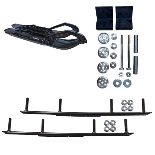 C&A Pro Black XCS Snowmobile Skis w/ 6