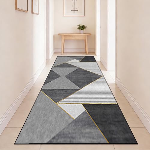 Alfombra lavable para pasillo que evita resbalones en la cocina y protege suelos modernos 3