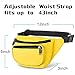 Fanny Pack, AirBuyW 3 Zippered Compartments Adjustable Strap Crossbody Festival Workout Concert Traveling Running Biking Sport Fashion Waist Fanny Pack Bag For Women Men Yellow