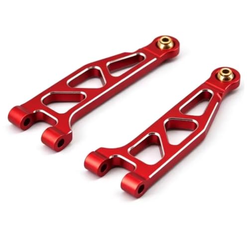 Bras supérieurs avant Arrma Mini Kraton 1/16 en aluminium rouge