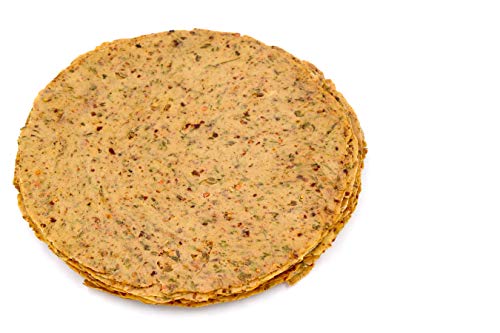 Image of Timeless Food : Chana Methi Papad | Handmade Rajasthani Crispy digestive fenugreek Saji Snacks - 800 GM