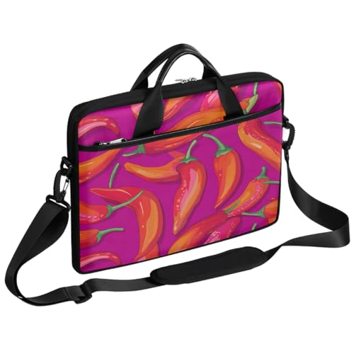 Bolso para laptop con estampado de chile 15" miniatura 1