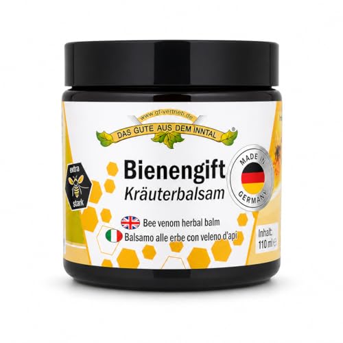 Baume au venin d'abeille Inntaler 110ml soin herbes chaud et rafraîchissant