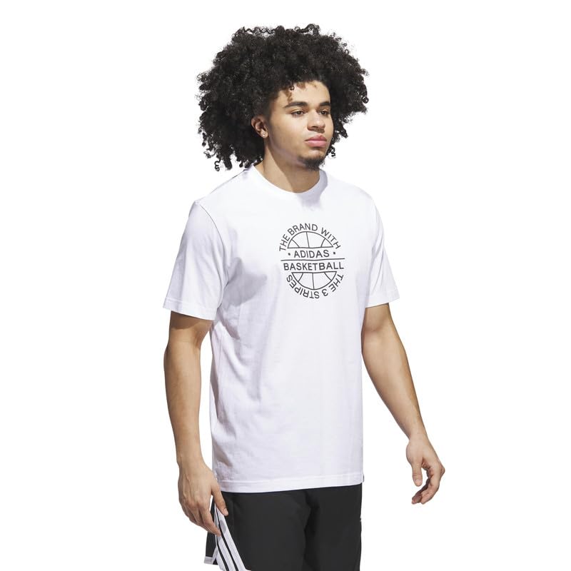 Image of adidas Men?s M Tns Brrcd G T-Shirts | Black |