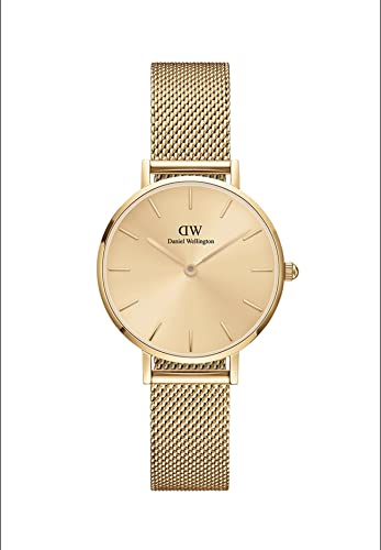 Daniel Wellington Analog Women's Watch (Gold Dial Gold Colored Strap) - Image 4