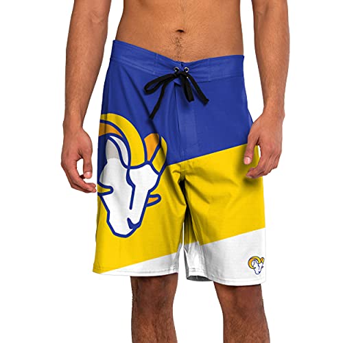 Image of FOCO Mens NFL Team Logo Color Dive Swim Boardshorts