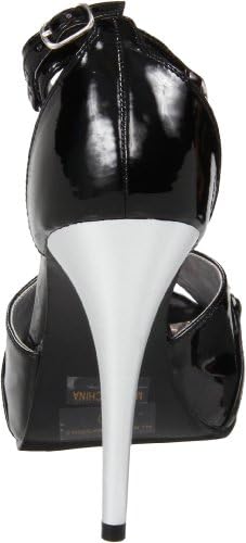 Ellie Shoes Women's 428-Cuff, Black/Silver, 7 M US | Image 2