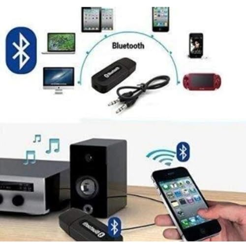 Image of Trendy BT-Receiver Car Wireless Bluetooth Receiver Adapter 3.5Mm Aux Audio Stereo Music Home Hands Free Car Kit Device