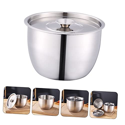 Bowl Profundo de Acero Inoxidable para Mezclar Huevos miniatura 3