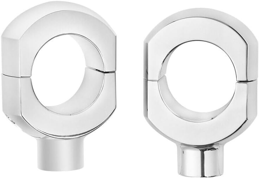 Chrome 2" Handlebar Bar Risers 1200 Road Aluminum alloy Left Right Front for Harley Davidson C2HBRFFHS1RKS RXY0718