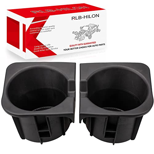 RLB-HILON Cup Holder Insert Compatible with Toyota Tacoma 2005-2017 Year Replaces OEM 66991-04012 66992-04012