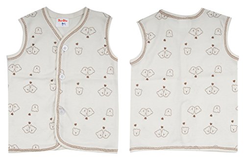 Image of First Kids Step Unisex Hosiery Cotton Vest Pack of 6