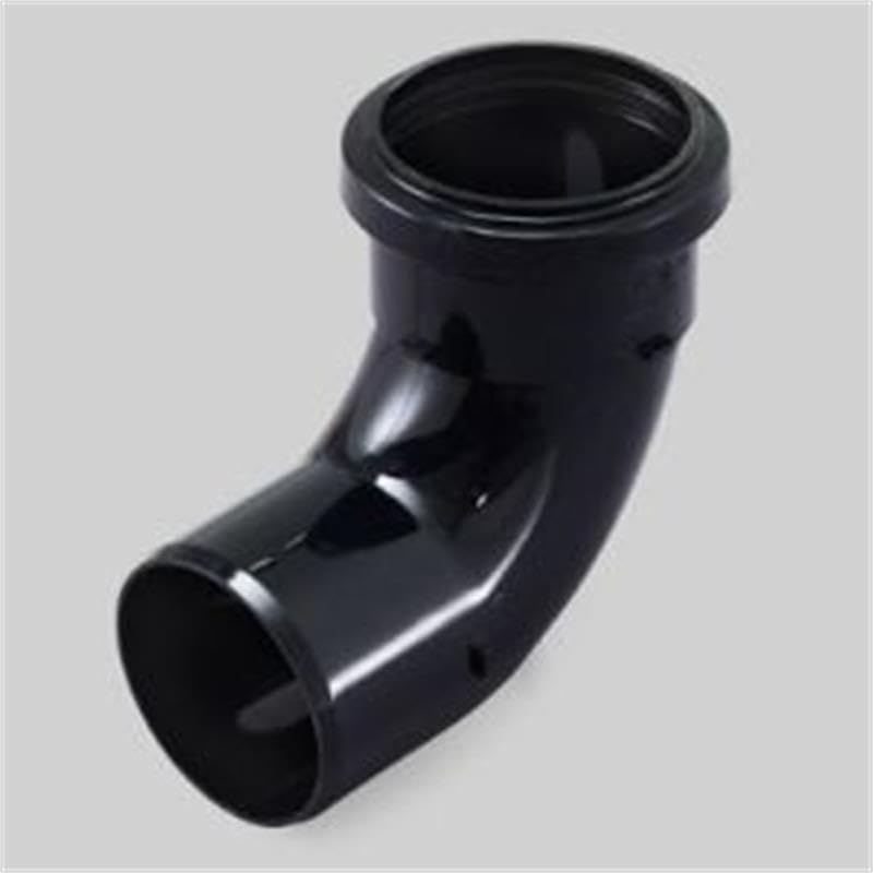 Coude de gouttière 82 mm marron évite les débordements de toiture