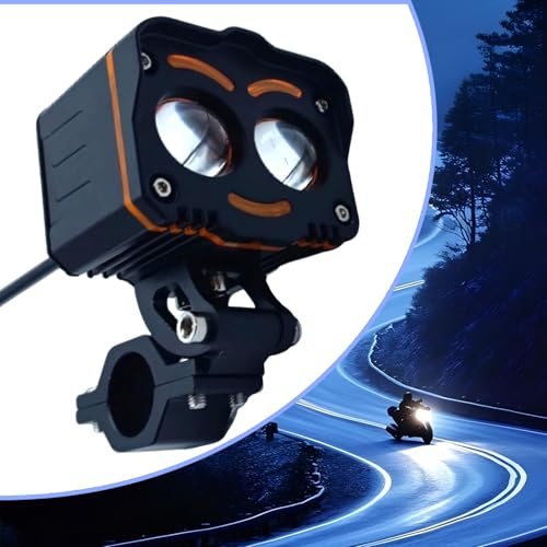 Luces auxiliares de motocicleta de 35W impermeables contra la niebla densa 3